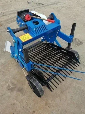 Sweet Potato Harvester Walking Tractor 101 Four-Wheel Small Garlic Harvester for Potatoes Onions - Agricultural Equipment for Ef