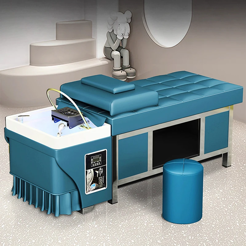 

Nail Spa Chair Hair Washbasins Hairdressing Salon Shampoo Backwash Units Bac Shampooing Coiffeur Cama Abatible Nursing Bed