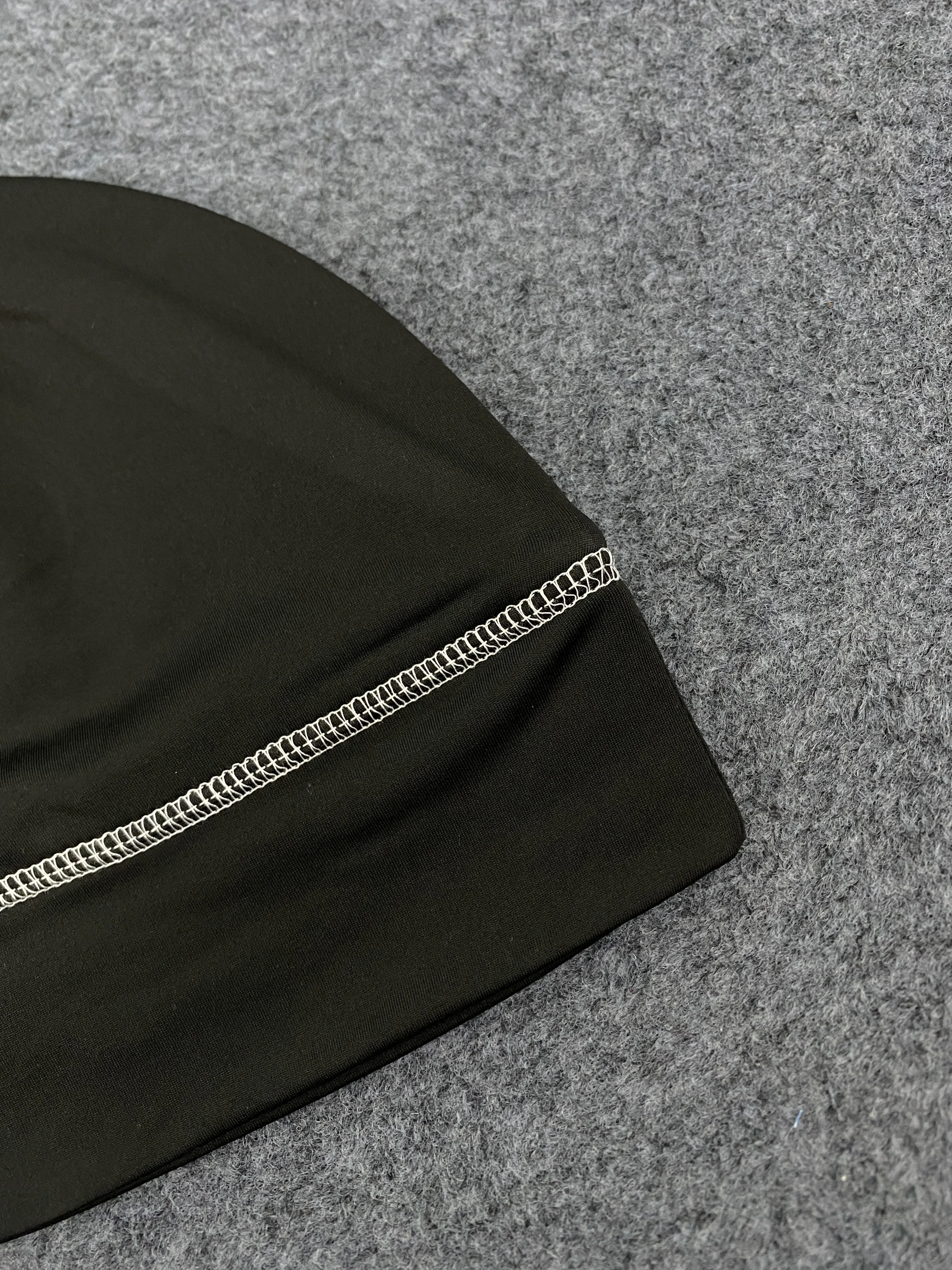 Retro Gothic Style Embroidered Beanie With Ornate Letter Designs For A Bold Fashion Statement