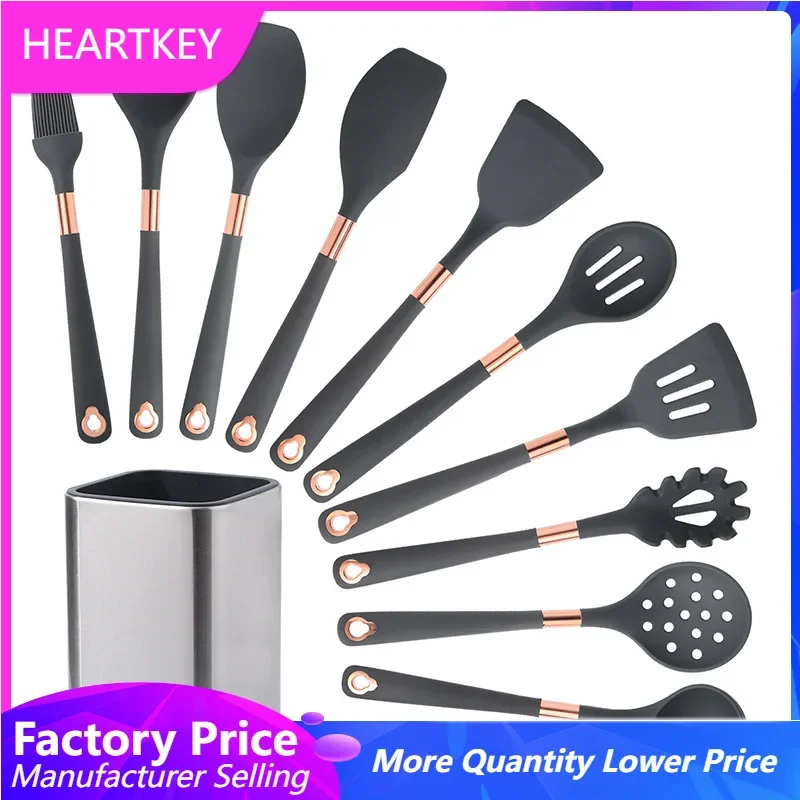 

10pcs Set Utensil Kitchen Superior Quality Silicone Set Sale