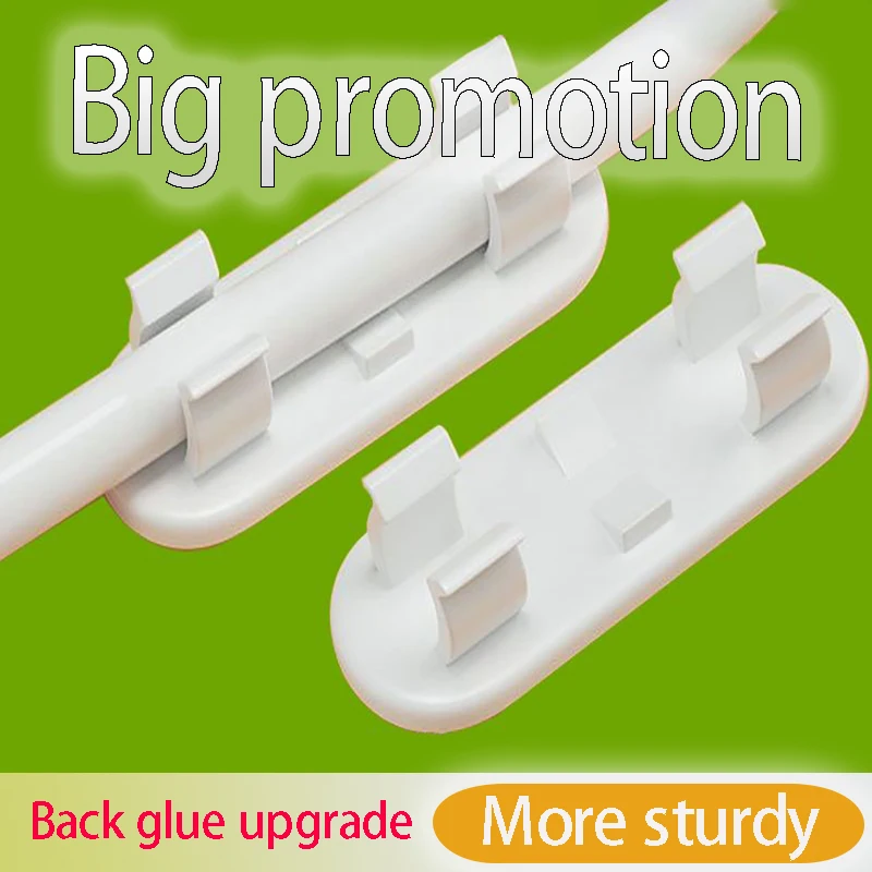 Non perforated wire fixing buckle self-adhesive high viscosity seamless plug and ribbon cable organizer and storage holder