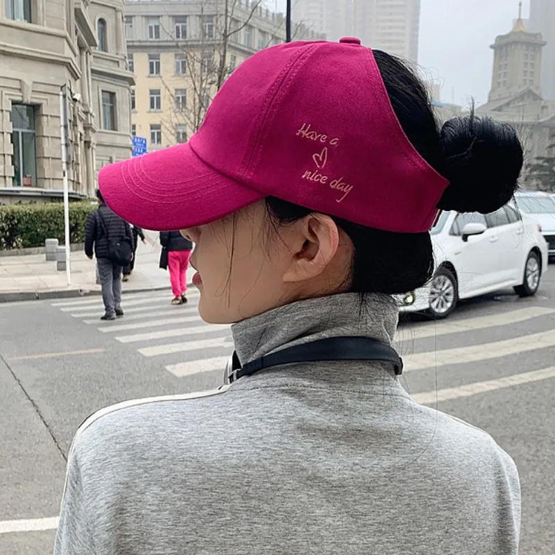 Gorra de béisbol con cola de caballo alta para mujer y niña, gorro deportivo de verano con visera bordada informal, con agujero para cola de caballo, 2024