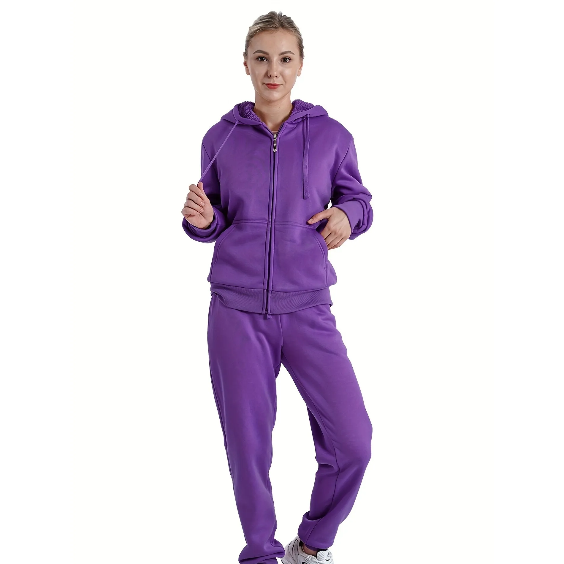 

E 94121 Lined Long Sve Two Piece Set Women's Fashion Summer Outfit Cross-Border No Brand Registered Trademark