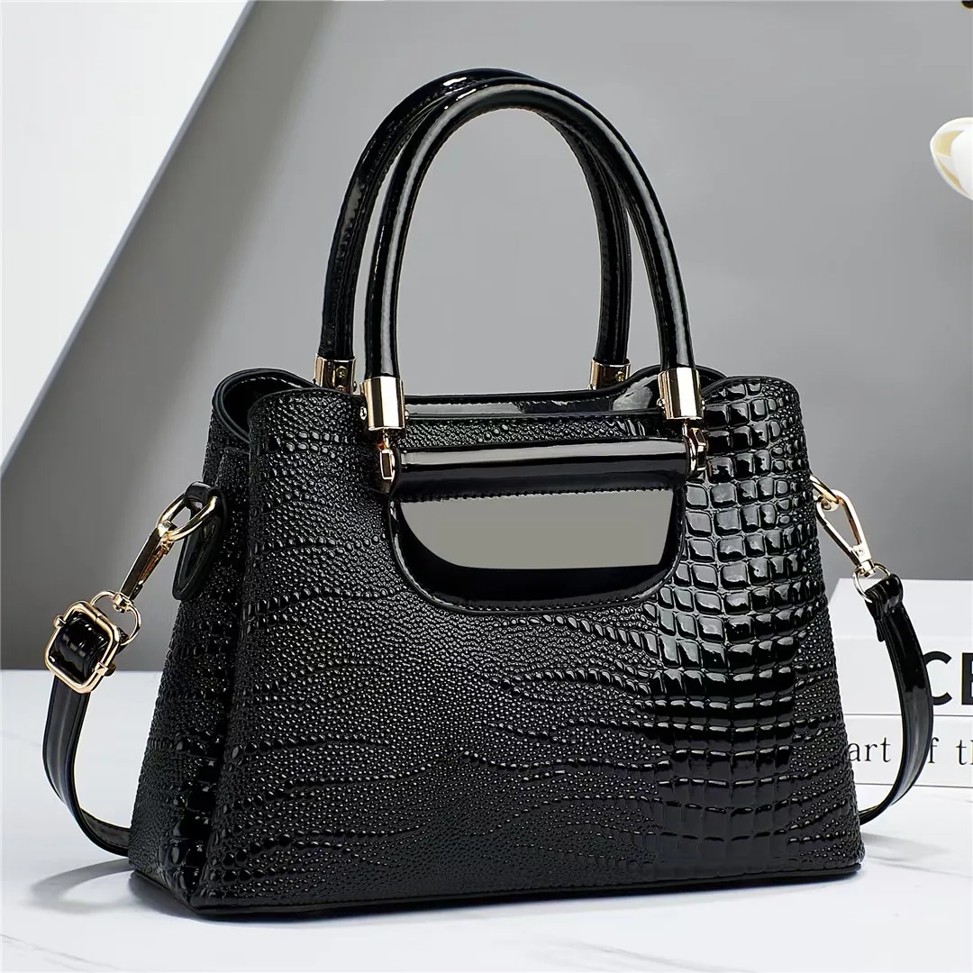 

2023 New Fashion Luxury Alligator Women Handbags European Designer Leather Ladies Shoulder Bags Female Girl Brand Crossbody Bag