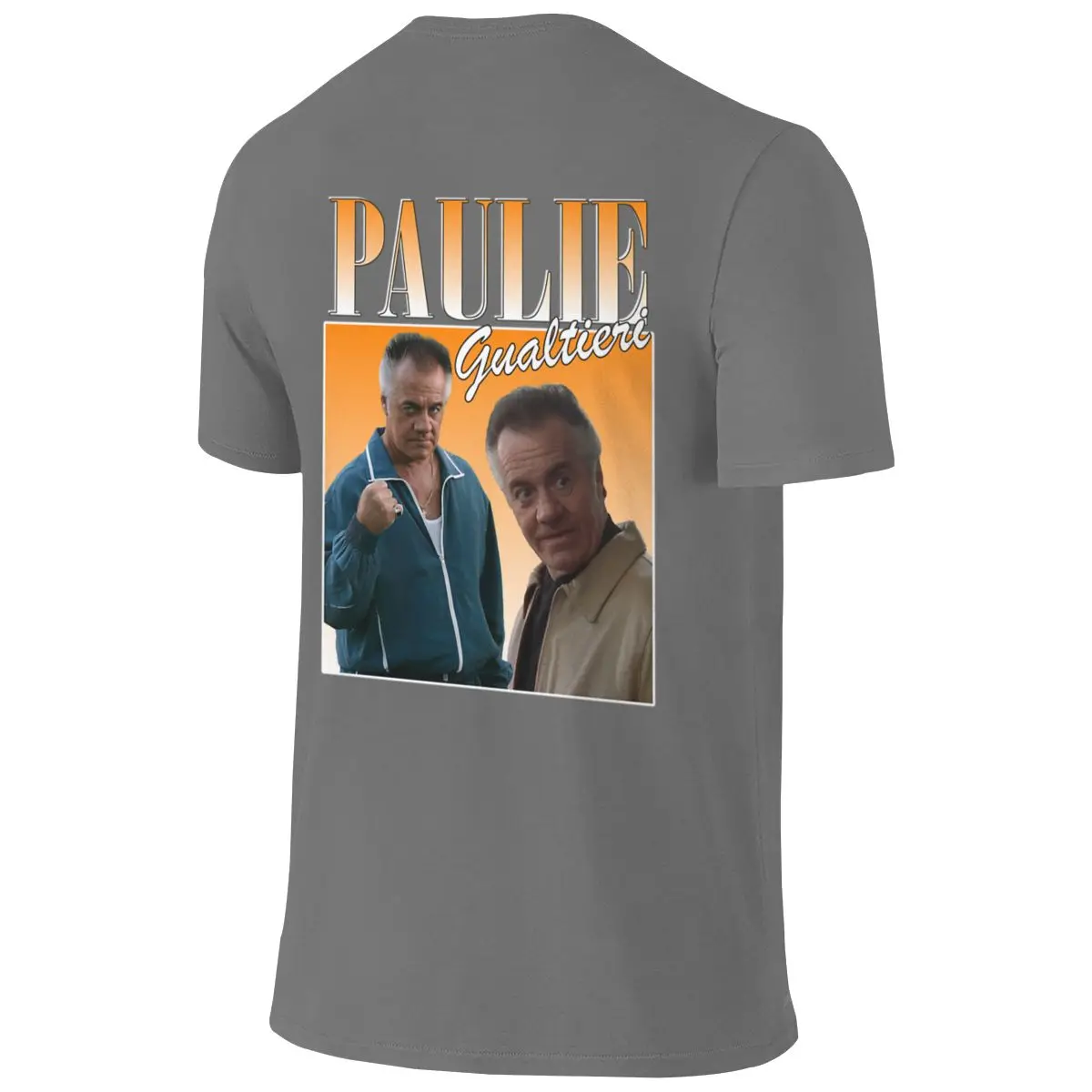 Paulie Walnuts Gualtieri Retro Design Sopranos Slim Fit Reversible T-shirt Niche Street Style Commuting Essential Shirt