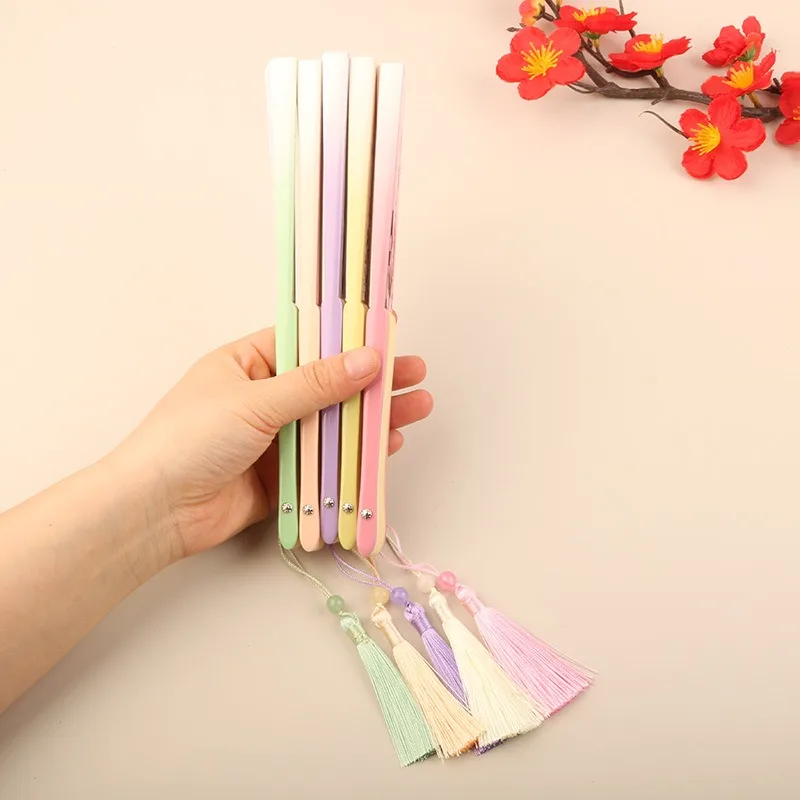 Chinese Bamboo Fan Artistic Vintage Dance Fan Ornamental Craft Fan High Quality For Travel Accessory Dance Performance Gift For