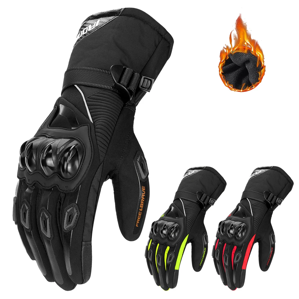 

Winter Motorcycle Riding Glove Waterproof Warm And Anti Fall Off-road Riding Glove Cold Resistant Touch Screen Full Finger Glove