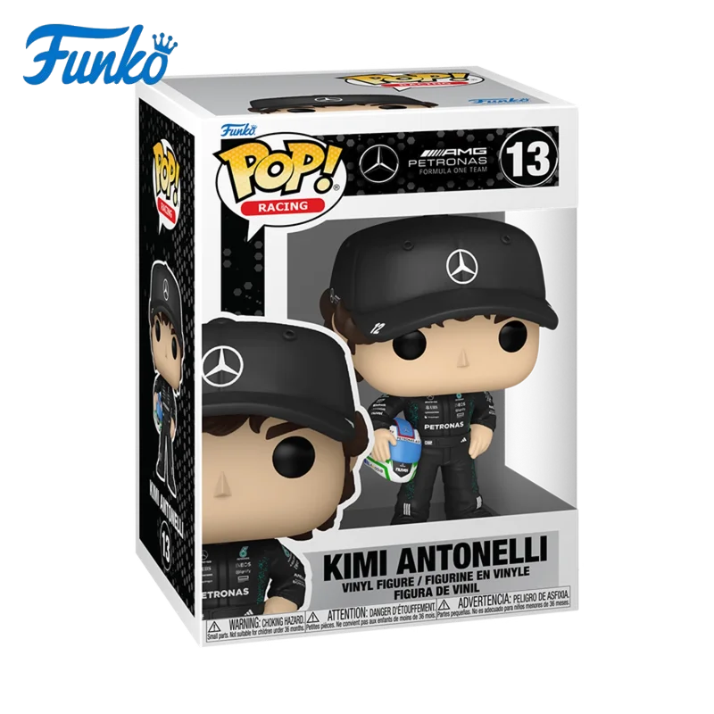 

Original Funko Pop! Mercedes-AMG F1 Team Andrea Kim Antonelli Vinyl Figure - Brand New Collectible Gift in Stock Now