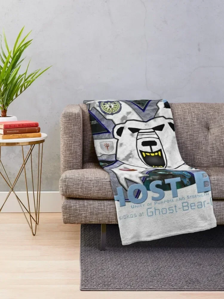 Clan Ghost Bear Recruitment Poster Q2.14 Throw Blanket Bed covers For Sofa Thin Blankets For Sofas Blankets