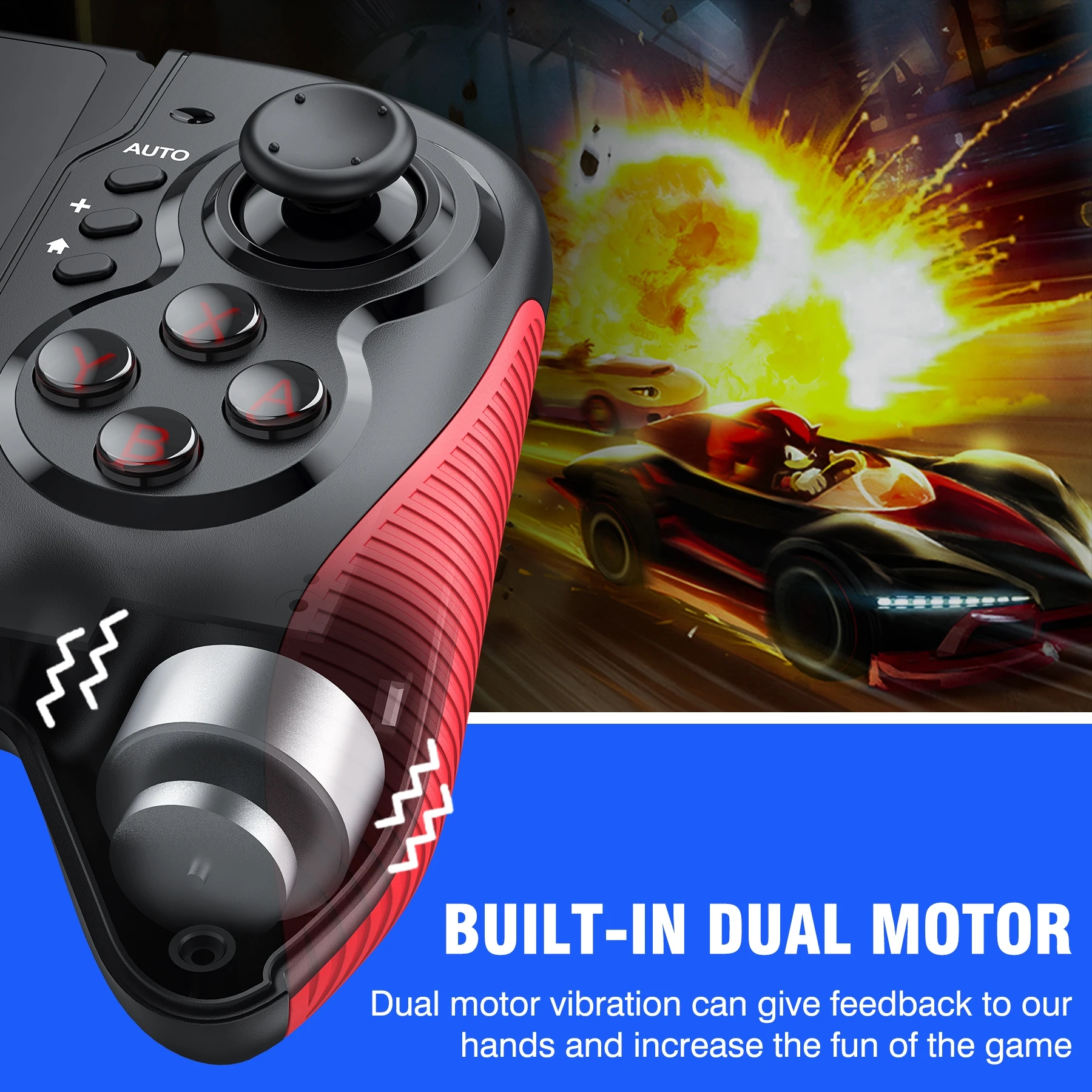 Para nintendo switch controller gamepad handheld aperto duplo motor vibração built-in 6-axis giroscópio joystick para Nintendo Switch Accessories