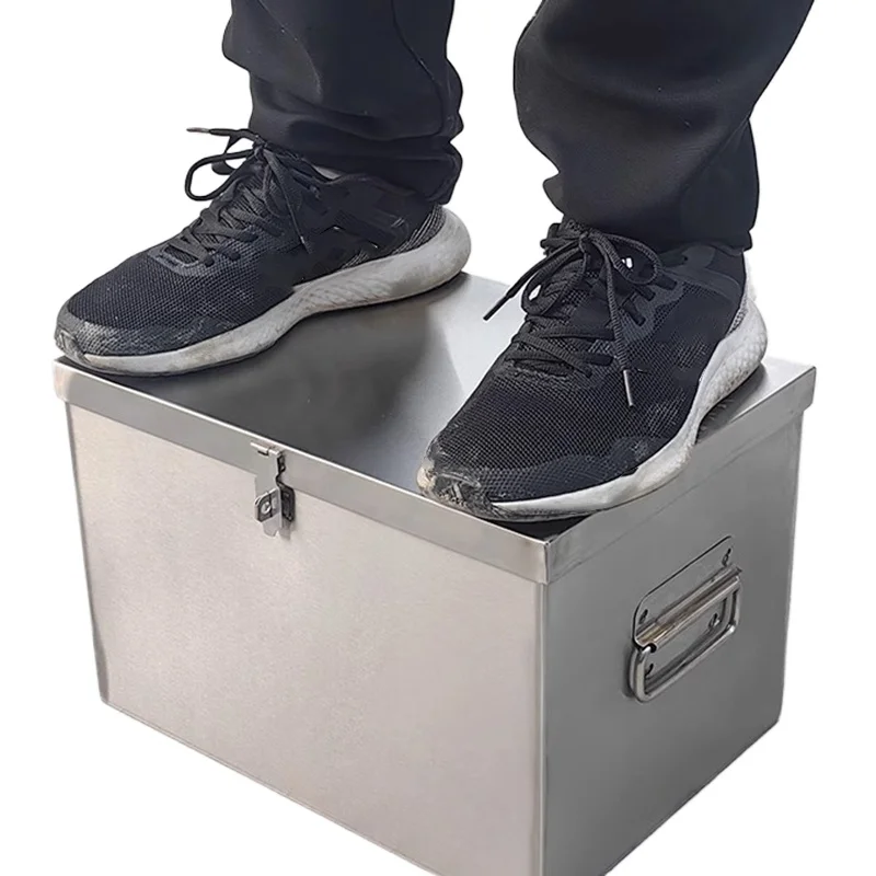 Stainless Steel Toolbox Tough Build Hardware Tool Storage Box Multi-size Household Multifunctional Toolbox Lockable Toolboxes