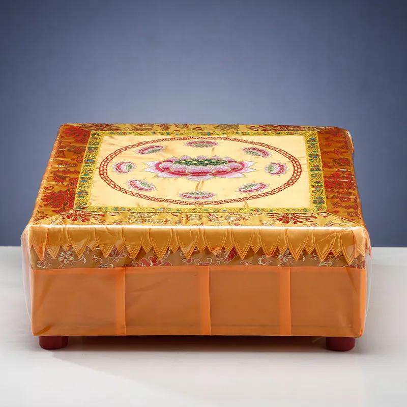 CZ Lotus Pad Kneeling Pad Household Kneeling Kowtow Buddhist Hall  Pad Temple Solid Wood Buddha Kneeling Bench Worship Buddha