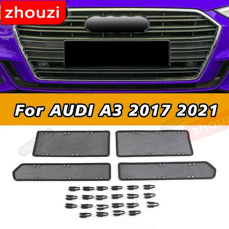 

Car Insect Proof Net For AUDI A3 2017 2021 Water Tank Cover Racing Grid Protective Net Condenser Internal Accessory