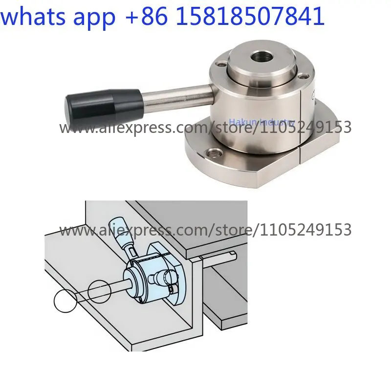 Telescopic shaft type quick clamp (wedge type) is suitable for CNC parts processing and pressing