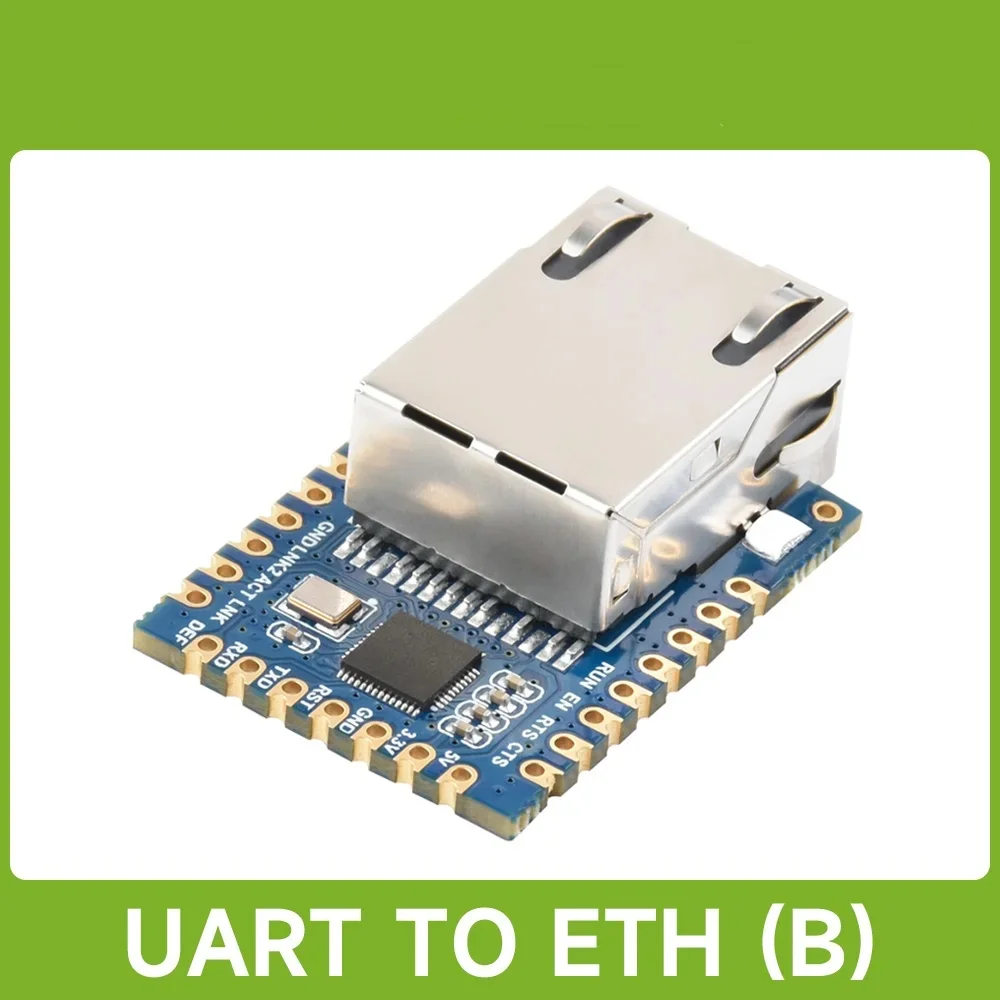 Waveshare TTL UART To Ethernet Mini Module,Modbus Gateway Support, TTL UART To Ethernet Modules
