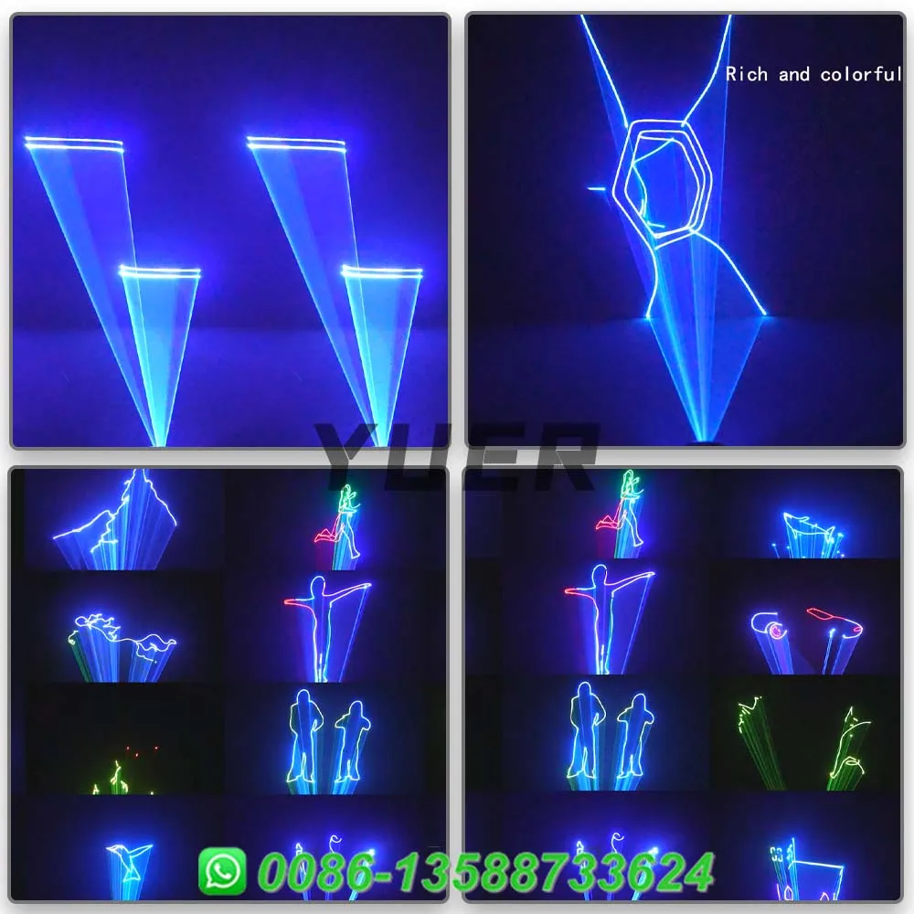 2Pcs Bluetooth APP 3W Mini Handheld RGB Laser Light With Beam Pattern Remote Control DMX512 For DJ Disco Bar Stage Effect Lights