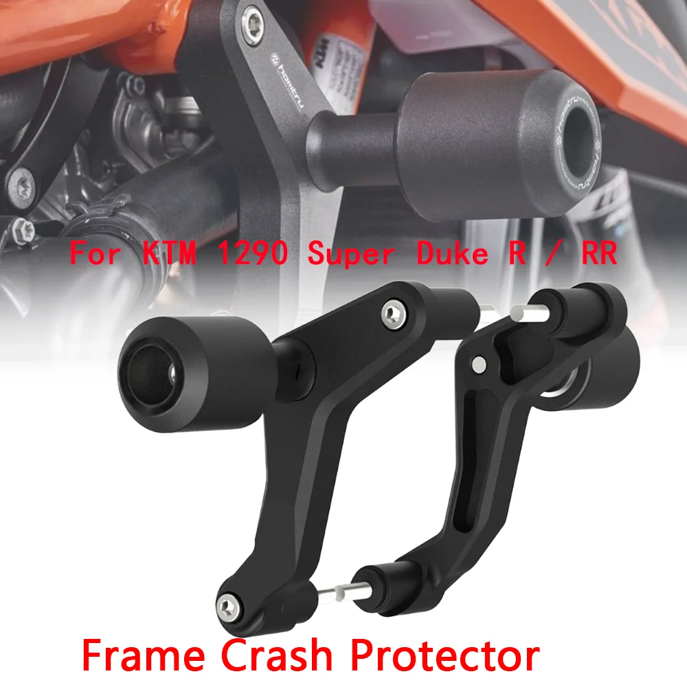 

For KTM 1290 Super Duke R / RR 2020-2024 Motorcycle Frame Crash Slider Protection Anti-falling Protector Guard Pads with Logo