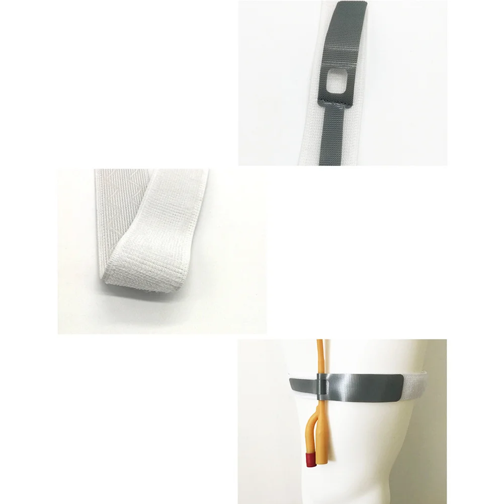 2 قطعة شريط حزام القسطرة شريط مرن قابل للتعديل لتثبيت كيس البول دائم تنفس الرعاية التمريضية حماية الجلد