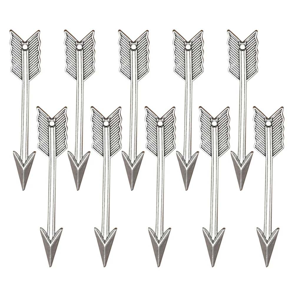 

10Pcs Vintage Alloy Arrow Pendant Charms DIY Jewelry Making Accessories for Necklace Bracelet Keychain Craft Alloy Pendant Charm
