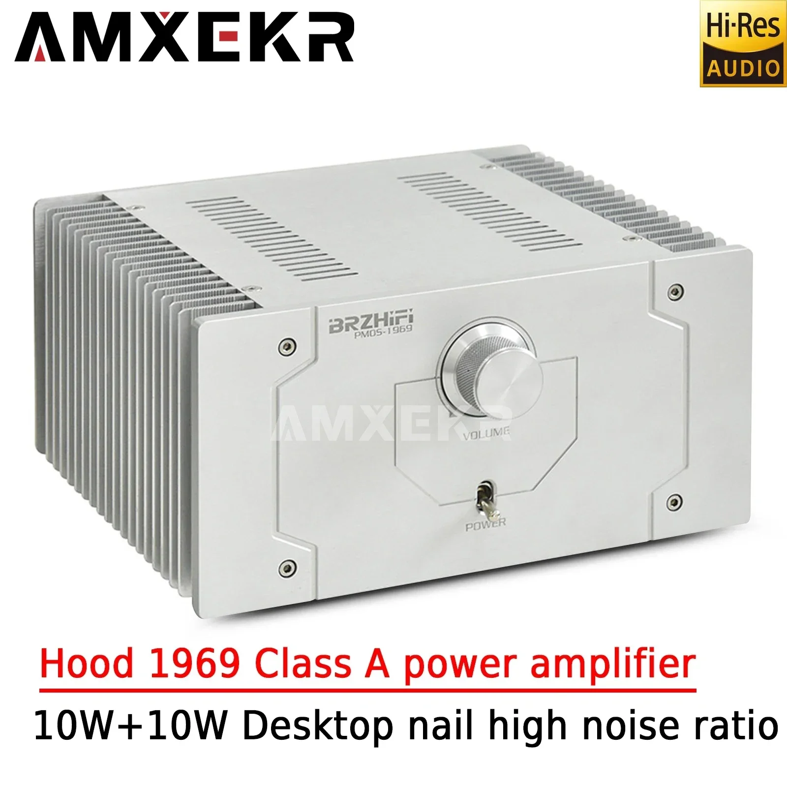 AMXEKR FET Class A Power Amplifier Hood 1969 Bladder Machine Sound Quality Desktop Small A High Performance Noise Ratio