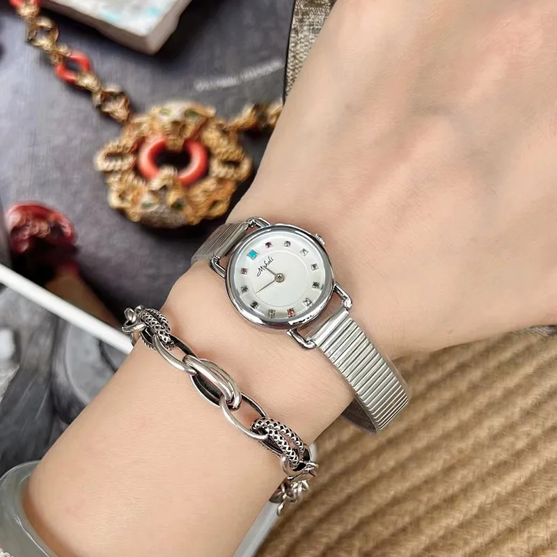 여성용 우아한 클래식 레트로 스타일 시계, 트렌디하고 심플한 자동 방수 쿼츠 시계, 생일 선물, 신상