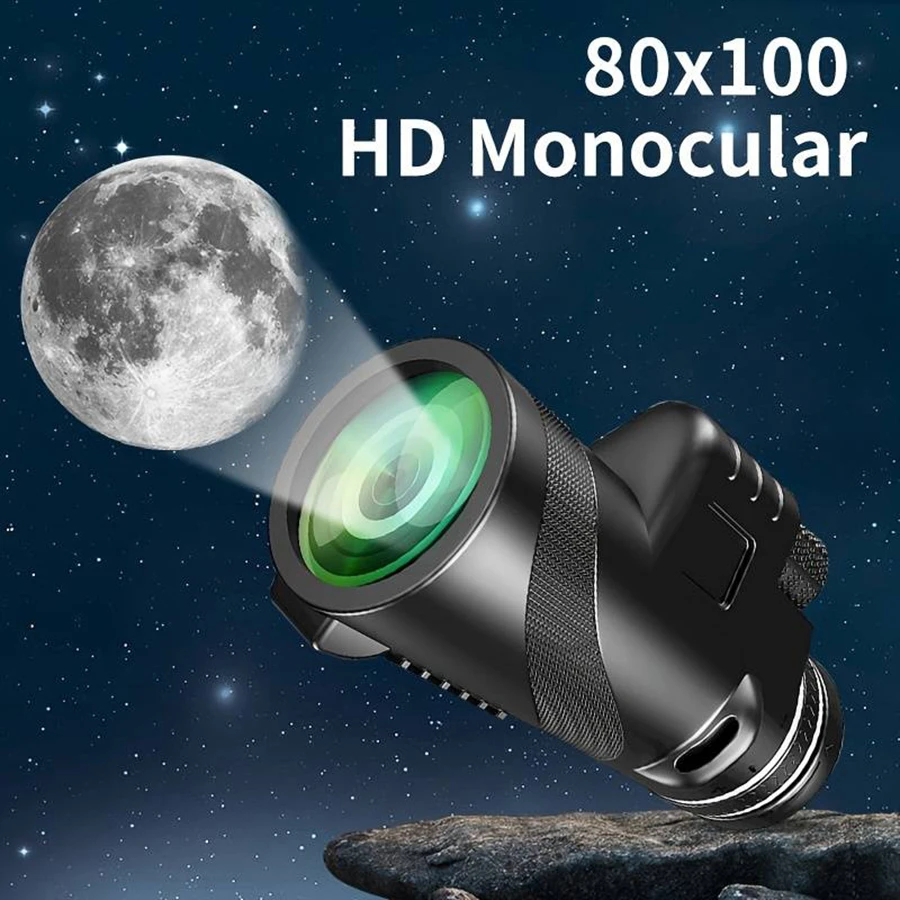 80x100 Tall List Binoculars Long Distance Professional Binoculars Suitable for Camping Tours Outdoor Concerts