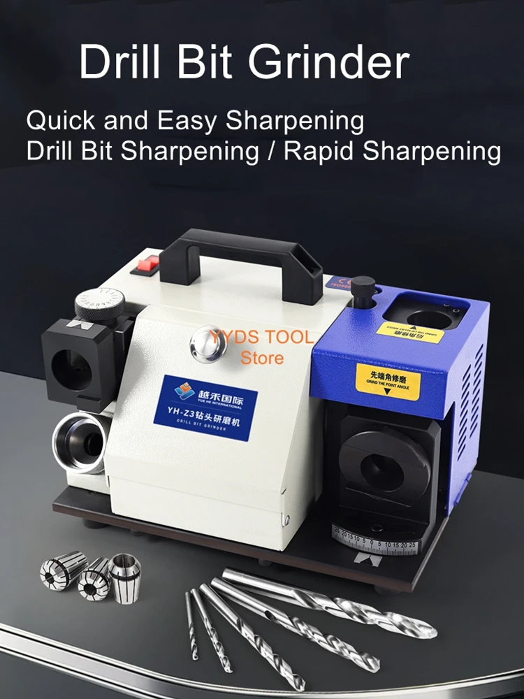 Drill Bit Sharpener Twist Drill Grinder Tool Grinder Fully Automatic Mini Tool Grinder Milling Cutter Sharpener