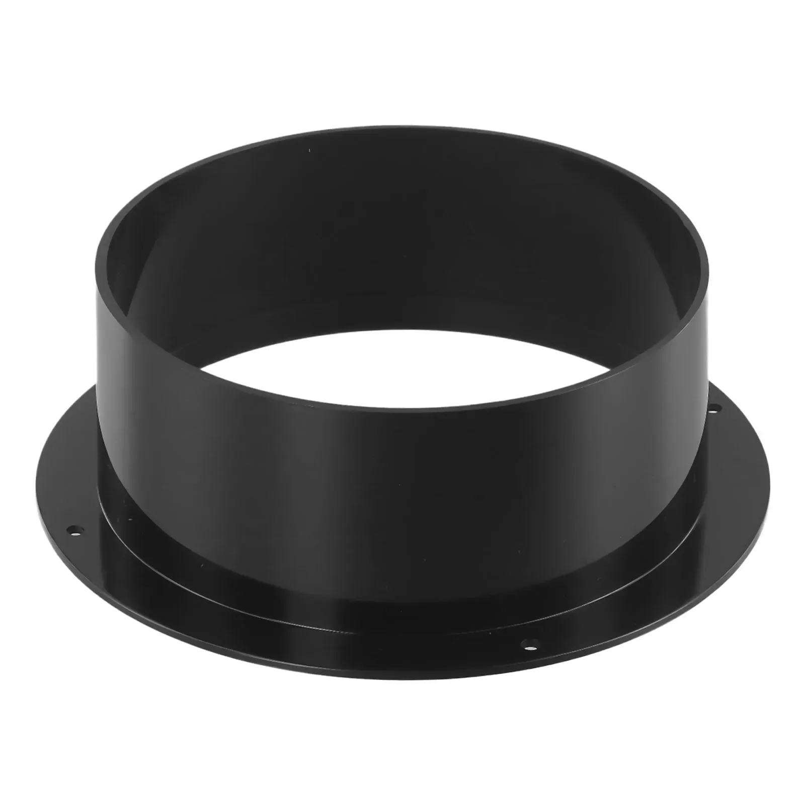 

150mm ABS Wall Flange Connector For Ventilation Pipe Air Ducting Connection Black Pipe Flange 100mm 125mm