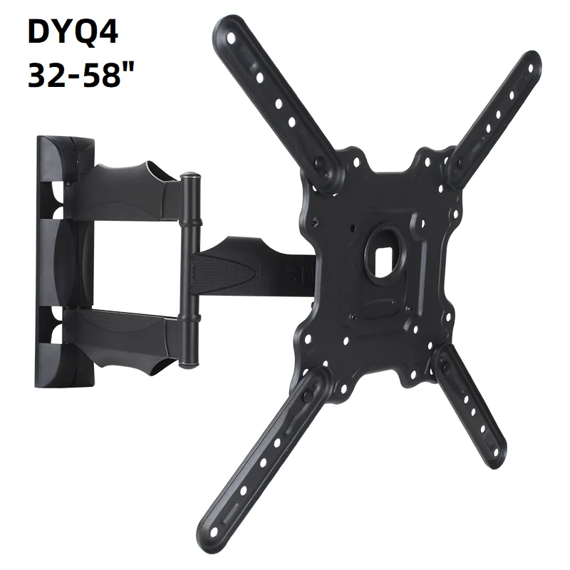 Articulating 6 Arms TV Wall Mount Full Motion Tilt Bracket TV Support Stand For 32