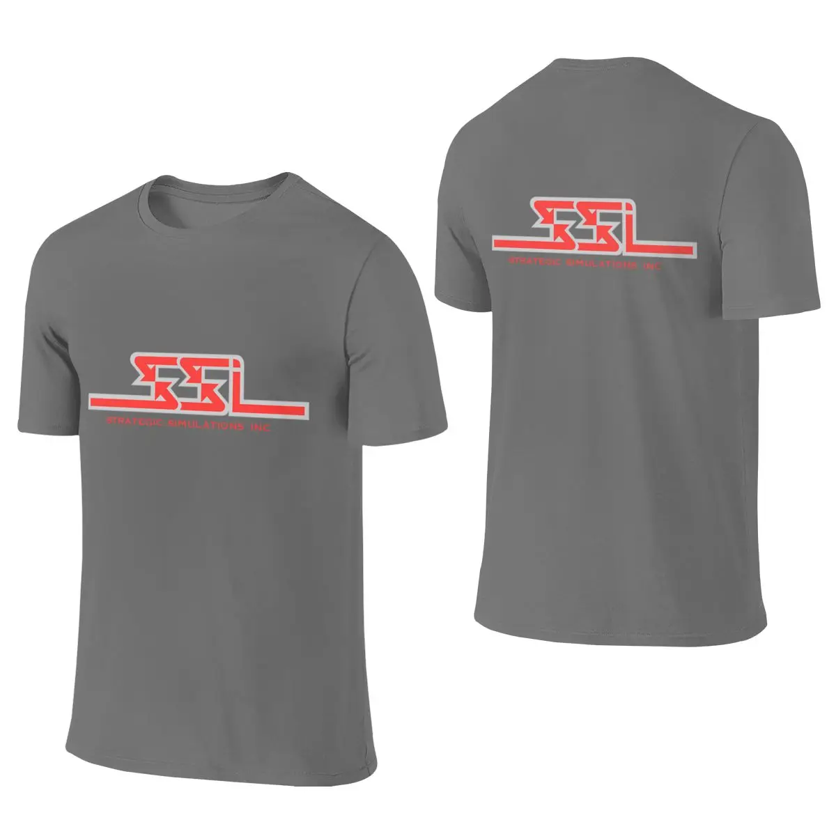 SSI Strategic Simulations Inc Logo Unisex Reversible T-shirt Hong Kong Retro Wrinkle-Free Tees