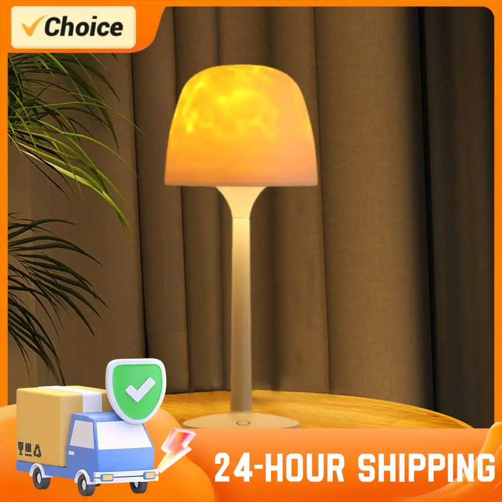 Water Ripple Projector Night Light 16 Colors Water Ripple Lamp with Remote Control Atmosphere Desk Lamp Lighting Cute Room Decor