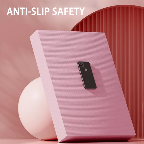 Imagen 2 del producto Estera de equilibrio de Yoga TPE de 6cm, equipo de Yoga para Fitness, tabla para adultos, estera para arrodillarse, entrenamiento central de Yoga, estera de ejercicio acolchada gruesa