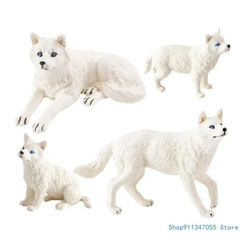 

Cool Wolf Figure Exquisite Statue Wolf Imaginative Play Photo Props Drop shipping