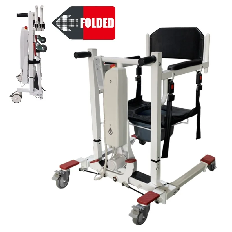 Disabled Patients Lift Transfer Toilet Chair Transfer Chair Electric Patient Transfer Toilet Bath Chair