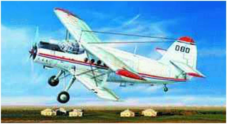 Trumpeter geassembleerd vliegtuigmodelset 01602 Antonov An-2 multifunctioneel transportvliegtuig 1/72