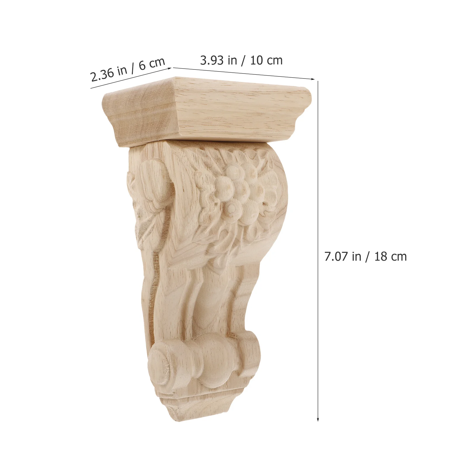 

Wooden Corbel Decorative Carving For Villa Diy Decor European Style Small Wood Corbel Bracket Hardware Mounting Support