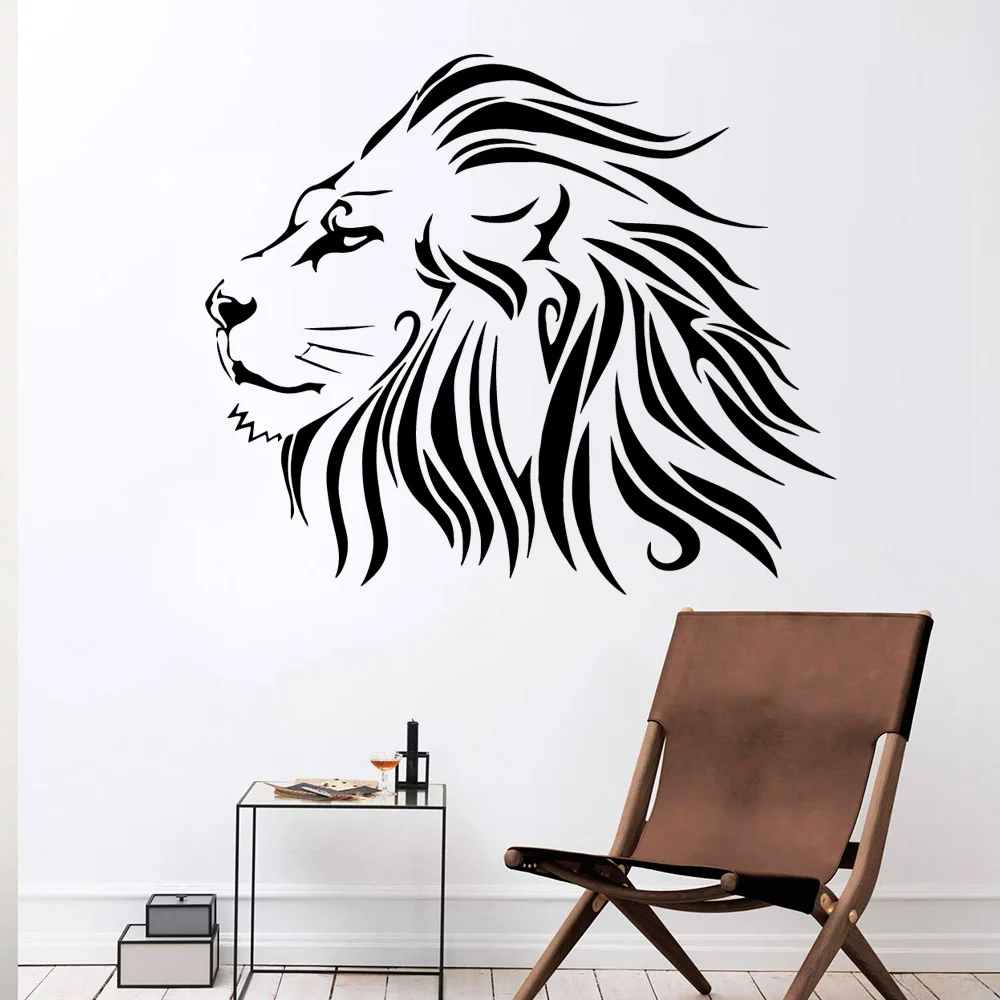 Lion Wall Decal Art Vinyl Stickers For Kids Rooms Decoration Decoration Accessories Murals
