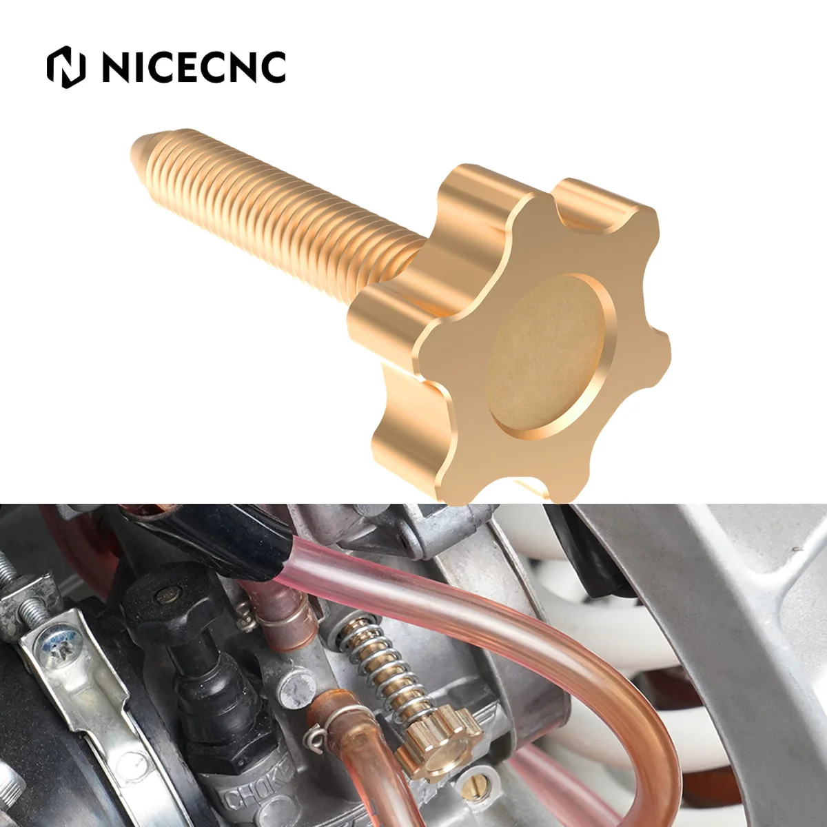 

NICECNC Brass Idle Screw Adjuster For YAMAHA YZ85 2002-2023 YZ250 2000-2024 YZ65 2018 2020-2023 YZ125 2022-2024 YZ250X 2000-2024