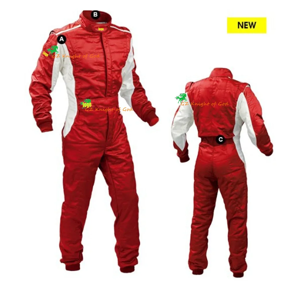 fuoristrada go Karting Tuta Pratica Vestire Uomo Donna Tuta da competizione da rally Abbigliamento da squadra impermeabile ignifugo UTV