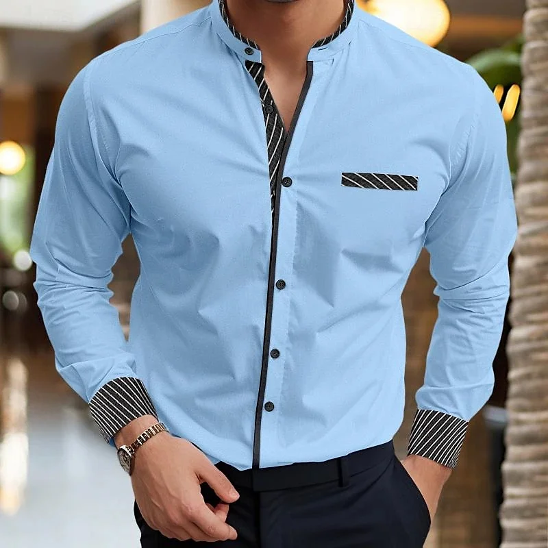 2024 new style 10 -color men\'s shirt 3D printing shirt business office clothing Hawaiian fashion casual breathable fabric