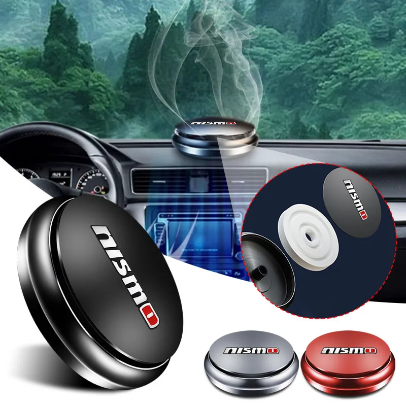 1Pcs Car Emblems Air Freshener Fragrance Aromatherapy Diffuser For Nissan Nismo Emblem GTR Tiida Sylphy Teana X-trail 1 2 Qashqa