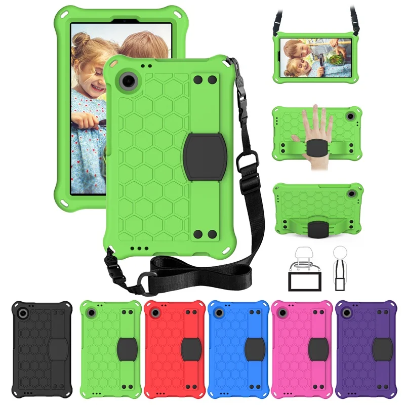 Funda para Blackview Tab 60 8,7 "2023 para Blackview Tab 3T 8" EVA niños segura a prueba de golpes mano correa de hombro soporte Tablet Cover