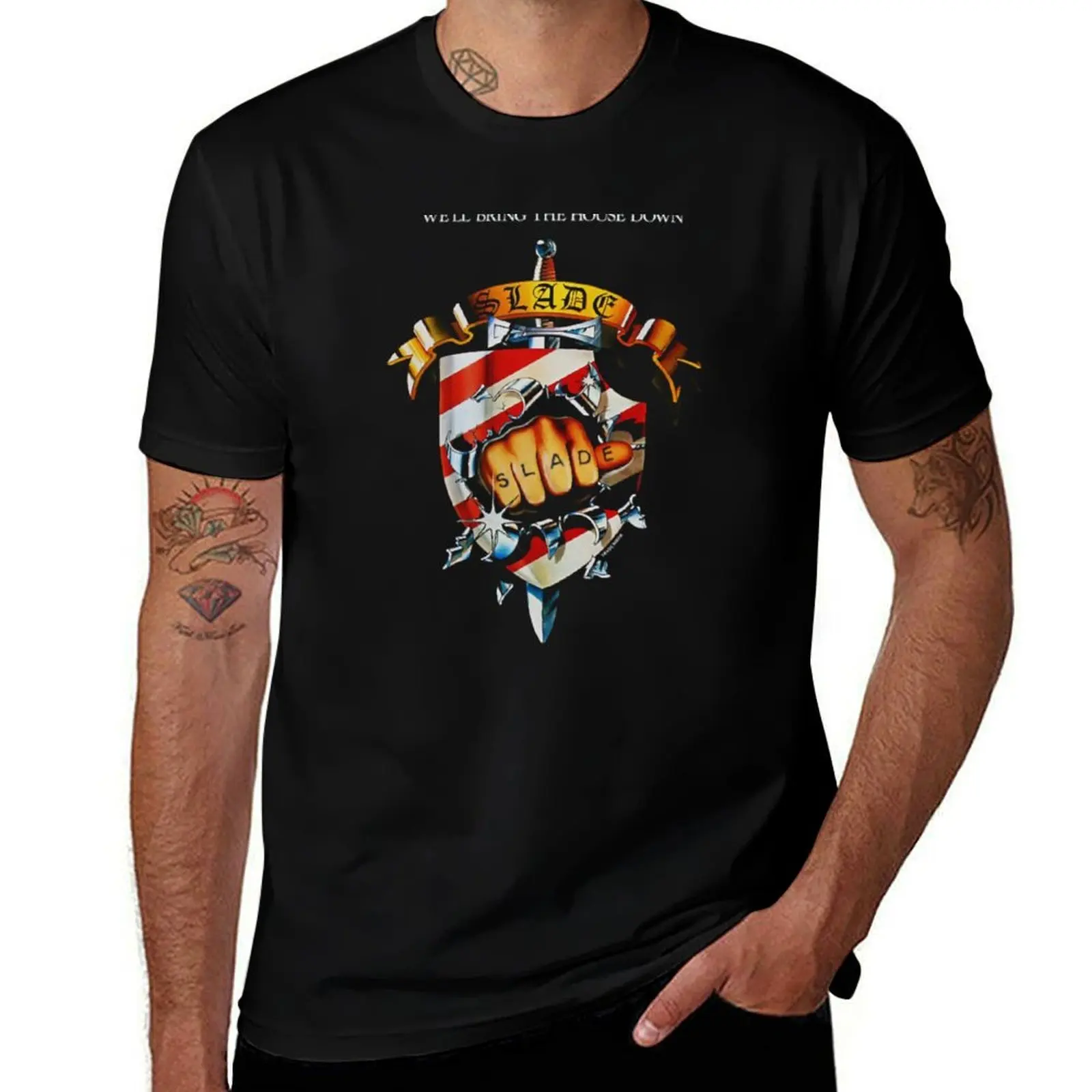 SLADE T-Shirt cotton t-shirt plain for man package T-Shirt