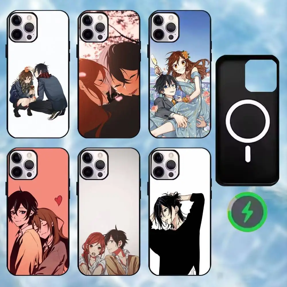 

H-Horimiya Phone Case For iPhone17,16,15,14,13,12,11 Plus,For Magnetic Wireless Charge Cover