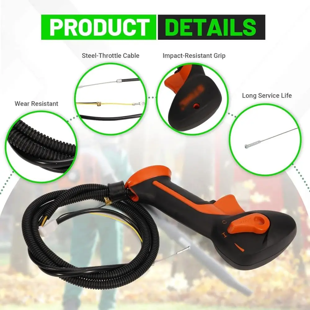 For Stihl BR800 BR800X Blower Throttle Control Handle Cable Kit Engine Utility Accessories Replacement Part Repair System