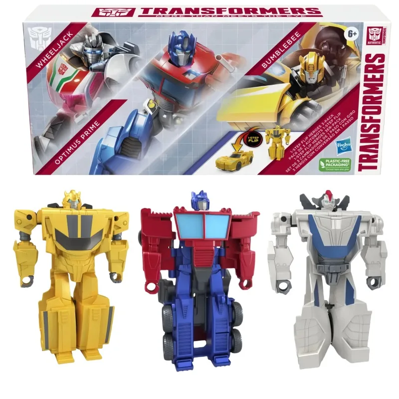 Hasbro Transformers Toys 1 Step Transformation Optimus Prime Bumblebee Wheeljack Model Toy Anime Gift Collection Hobby