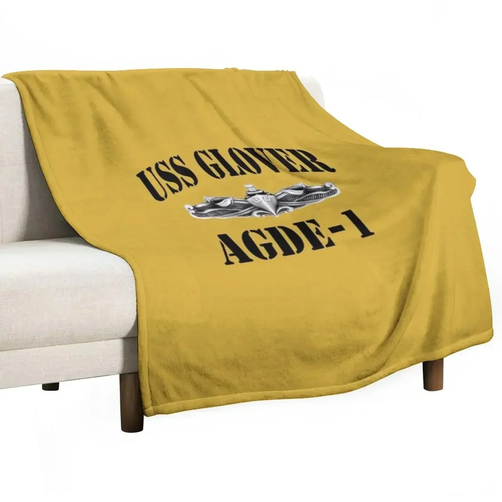 

USS GLOVER (AGDE-1) SHIP'S STORE Throw Blanket manga Vintage Furrys Plaid on the sofa Blankets