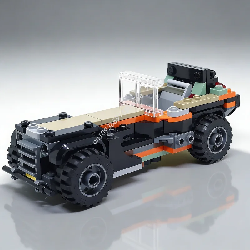 

201pcs MOC City Classic Roadster Model Building Blocks Assemble Architecture Christmas Gift DIY Toy Creative Idea Education