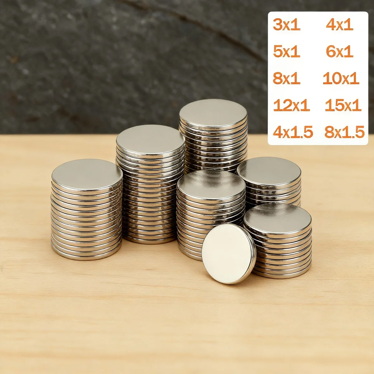 مغناطيس قوي للغاية N35 مغناطيسي دائري ندفيب مغناطيس نيوديميوم قوي قرص imanes مغناطيس الثلاجة ﻿   5X1 10X1 12X1 15X1 مللي متر