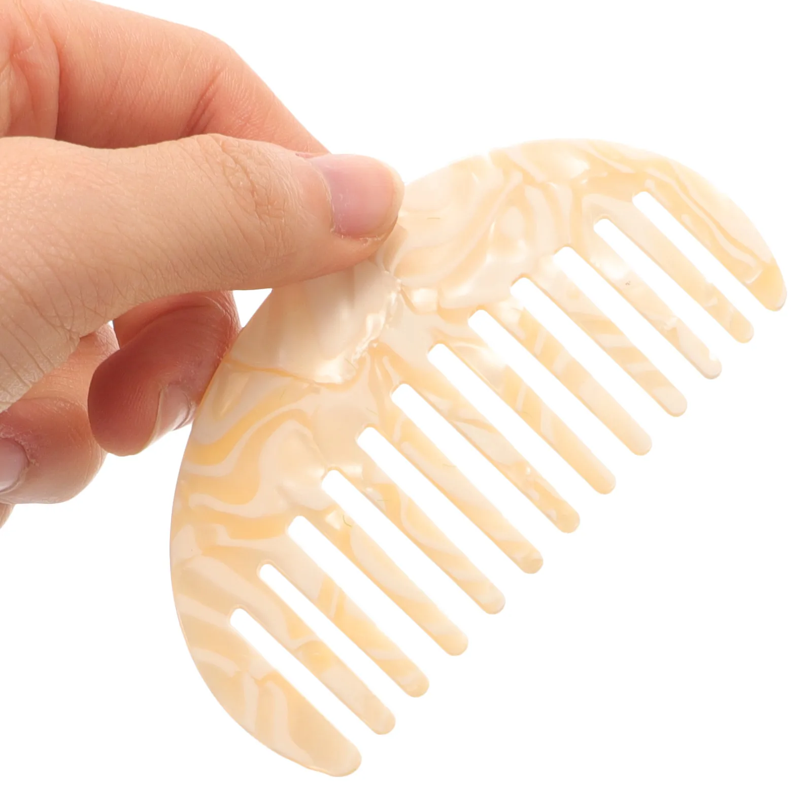 

AntiStaticComb AceticAcid WideTooth Portable EasyDetangle CurlyHair Women LargeTooth Picks WetHair Detangler ShowerCombs